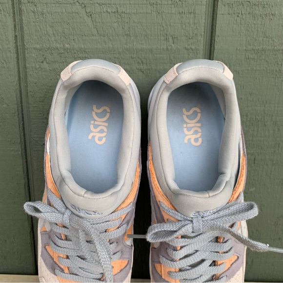 Asics Gel Lyte V Mens Retro Athletic Shoes Apricot Nectar Gray Women’s Size 8.5 - Picture 11 of 12